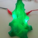 Flashing Led 3D Printed Xmas Tree