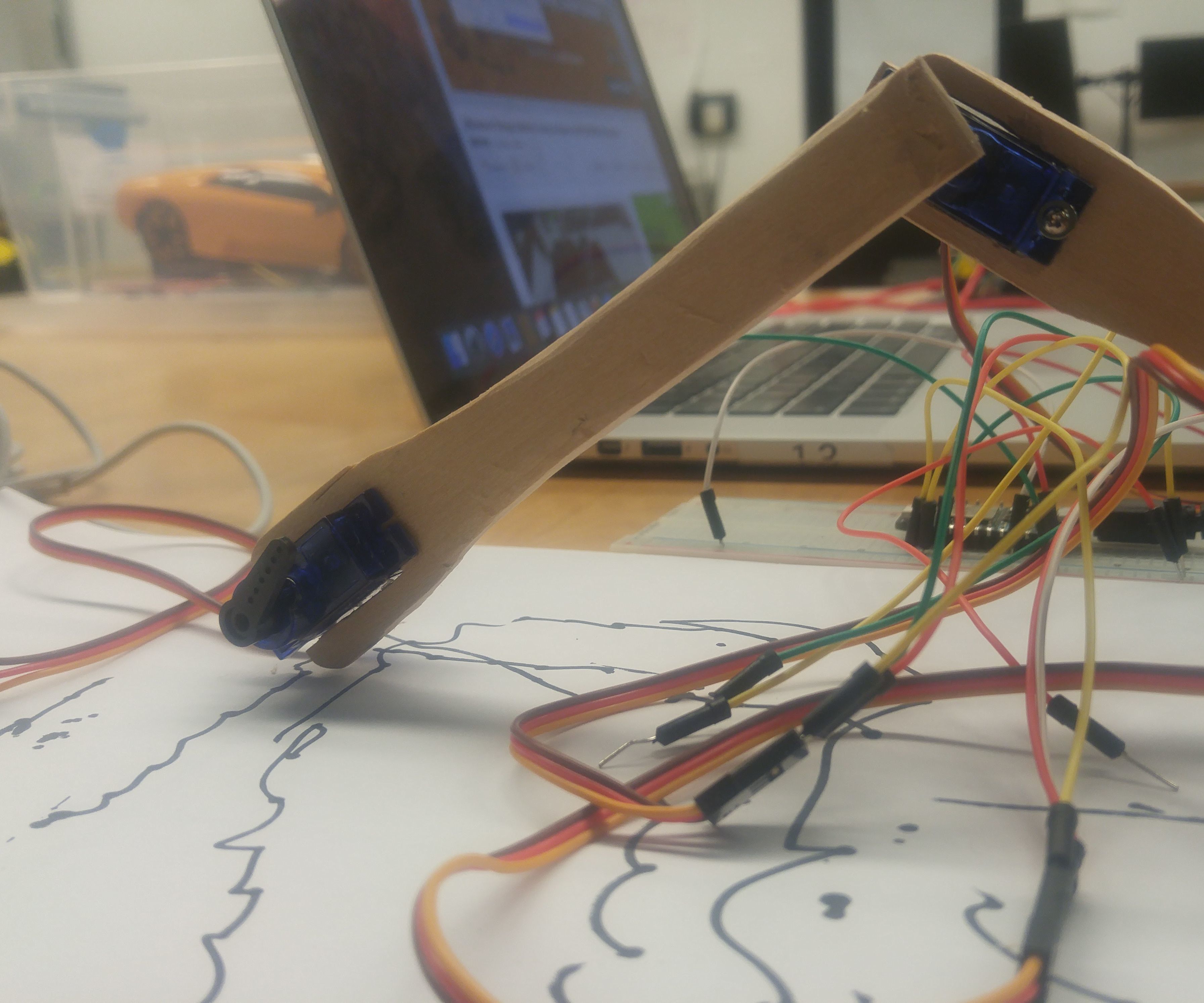 Photon Drawing Robot (HTML Canvas)