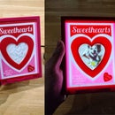 Sweethearts Candy Lightbox W/ Color Lithophane