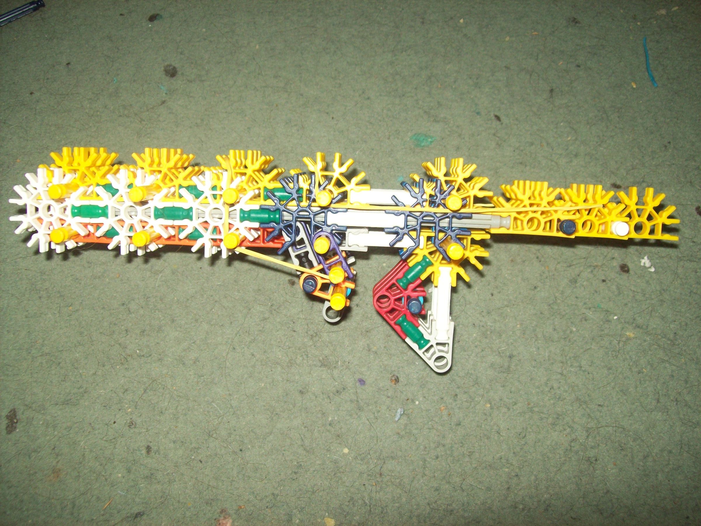 Triple Barrelled Knex Gun