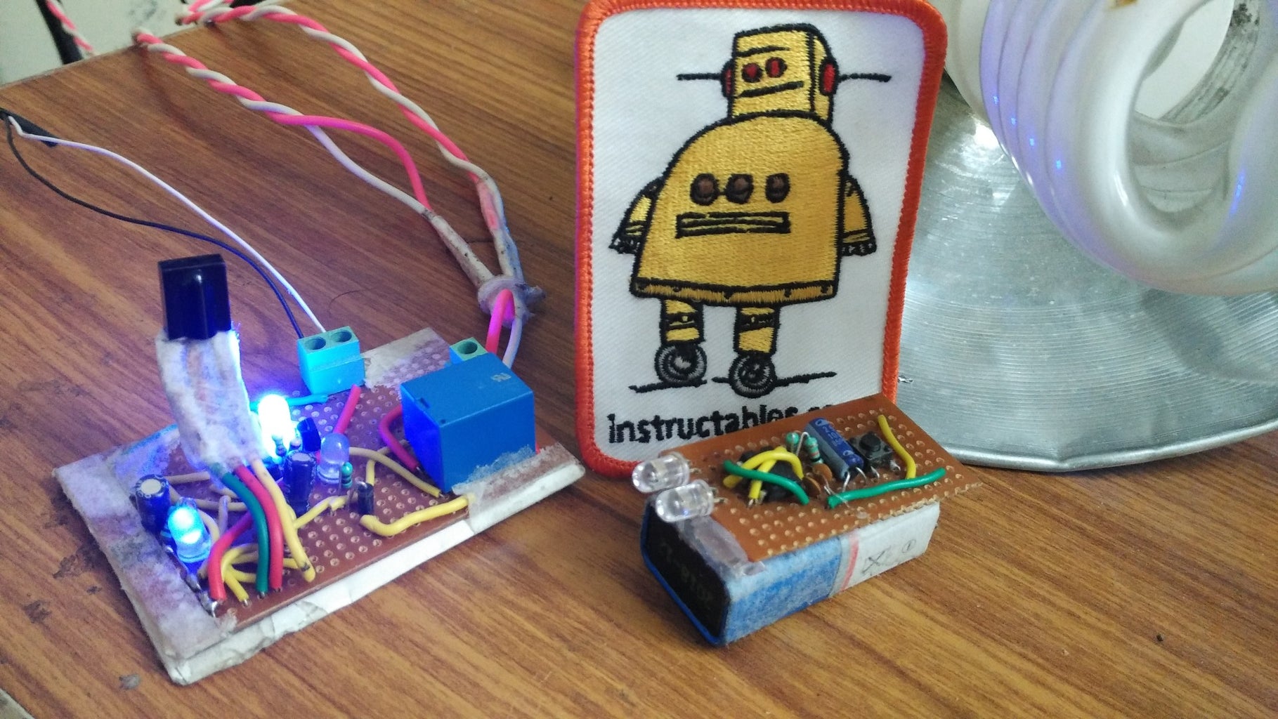IR Remote Control Switch : 7 Steps Circuit Diagram