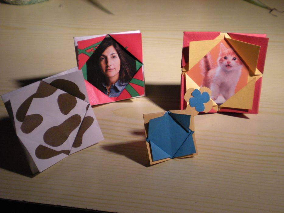 How to Make an Origami Picture Frame. : 6 Steps (with Pictures ...