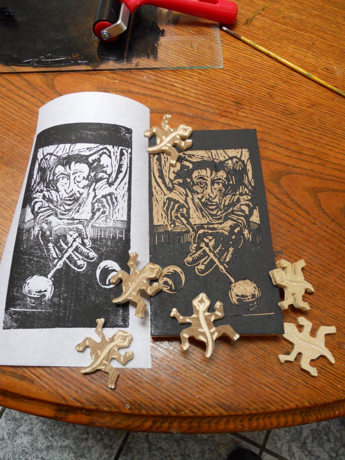 How to Make a Woodcut From... a Photo of a Woodcut Using Your CNC Mill