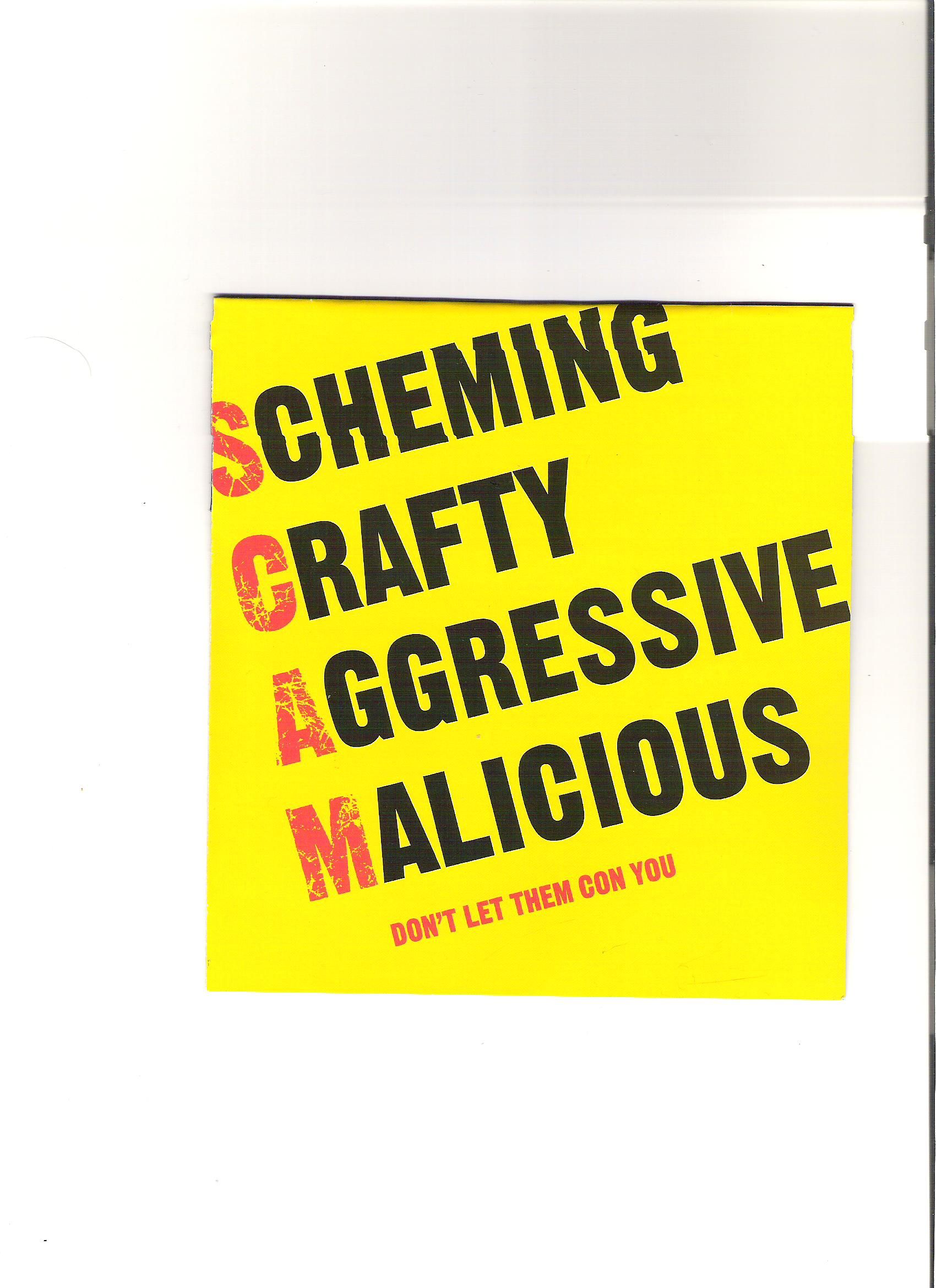 How to Recognise a Scam 