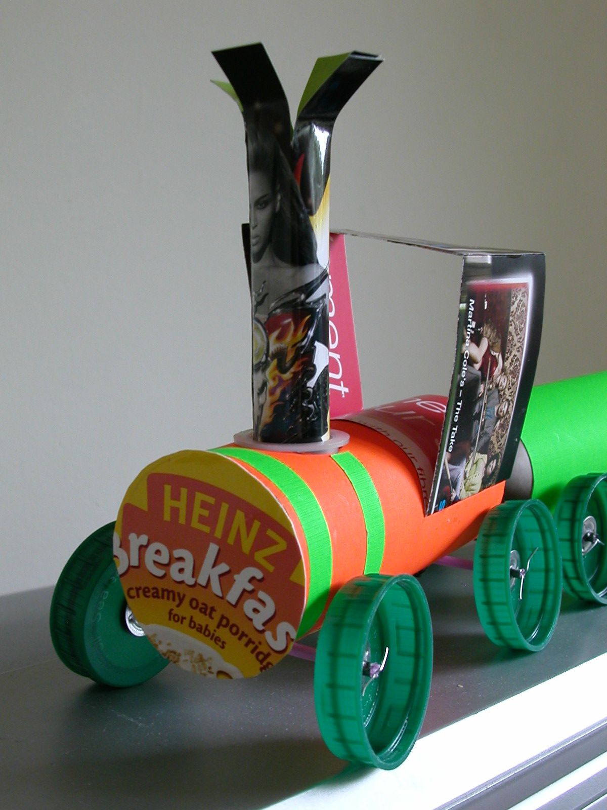 Breakfast Express - Toy Train From Toilet Roll Tubes