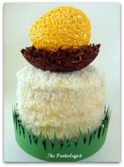 Egg Nest Coconut Cake