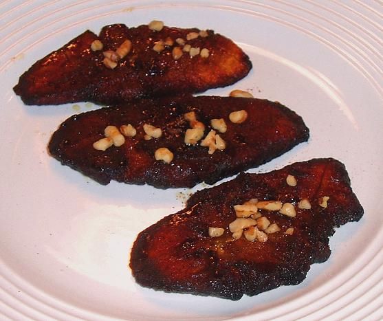 Twice Fried Plantains Ala "Sticky Buns"