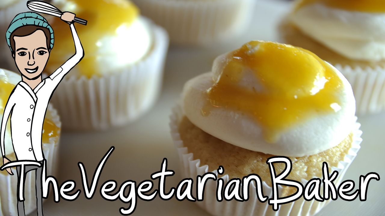 How to Make Vegan Pina Colada Cupcakes (TheVegetarianBaker)