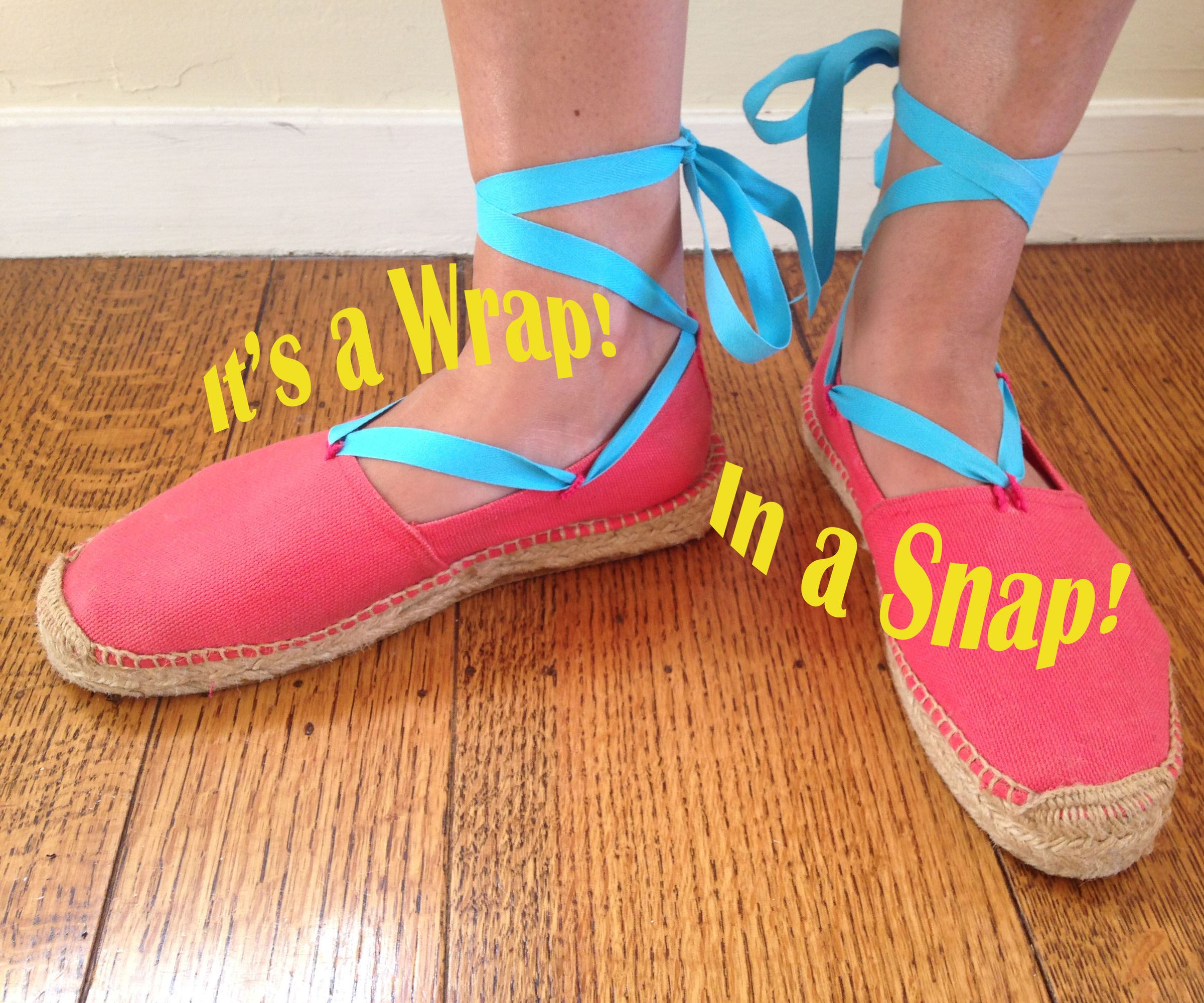 Easy Espadrille Hack, Wrap in a Snap!