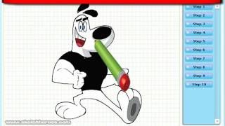 How to Draw Dudley Puppy (T.U.F.F PUPPY)