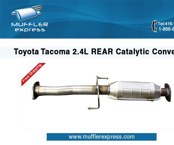  Toyota Tacoma 2 4l Rear Catalytic Converter