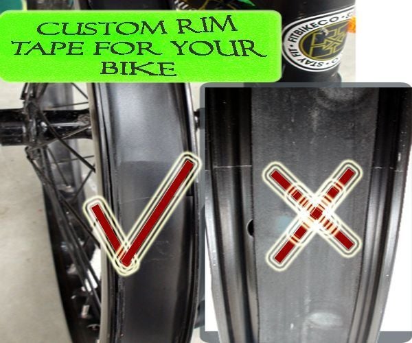 Custom Bicycle Rim Tape That Works! 6 Steps (with Pictures