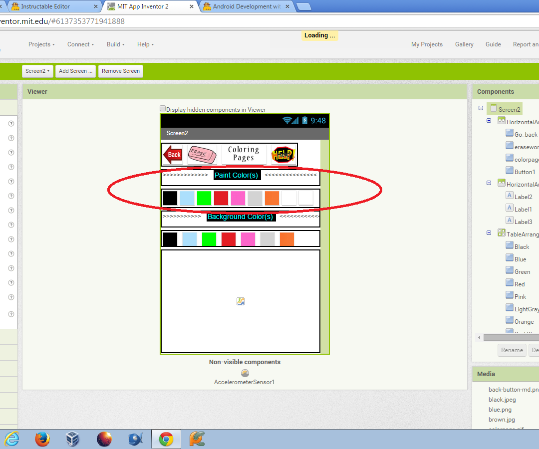 Android Development with App Inventor Tutorial 2 of 3 : Paint App