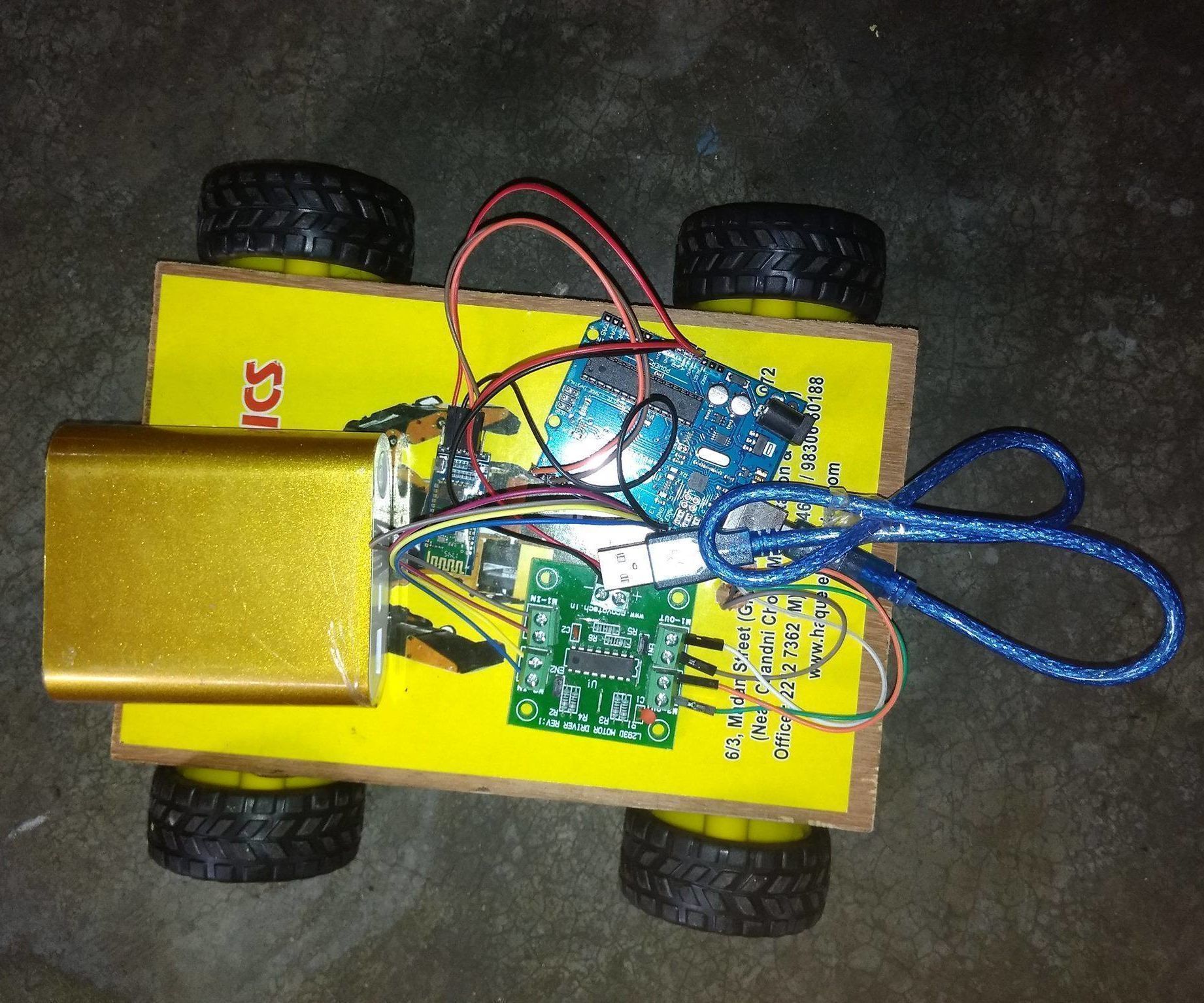 Bluetooth Controlled Car With Arduino