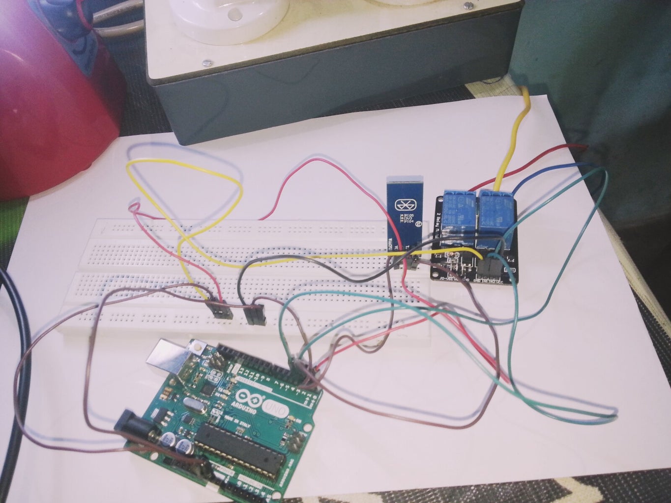Home Automation Using Arduino Uno : 6 Steps Circuit Diagram