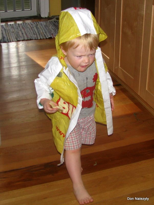 Fused Plastic Rain Coat