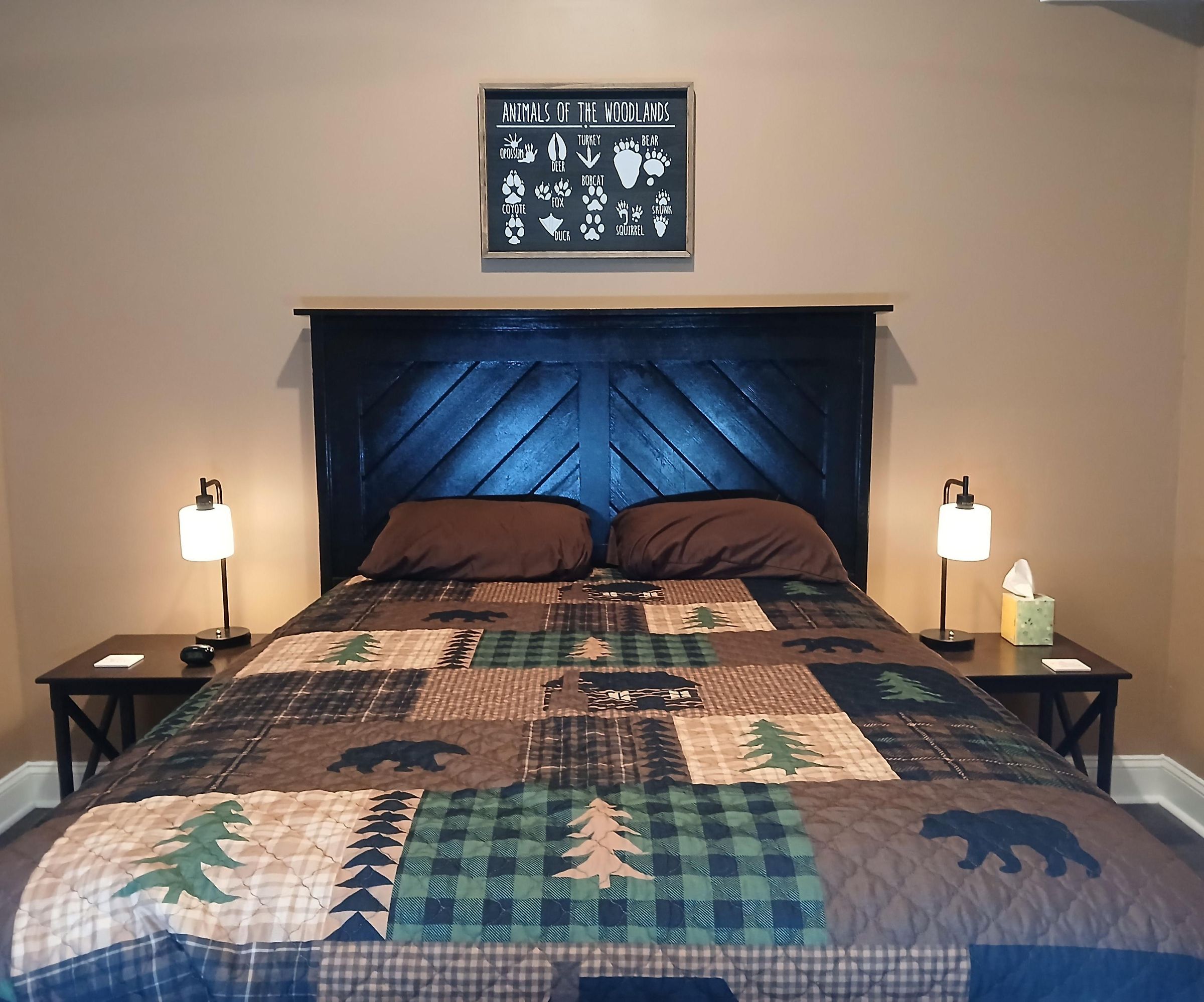 DIY Wooden Headboard