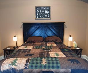 DIY Wooden Headboard