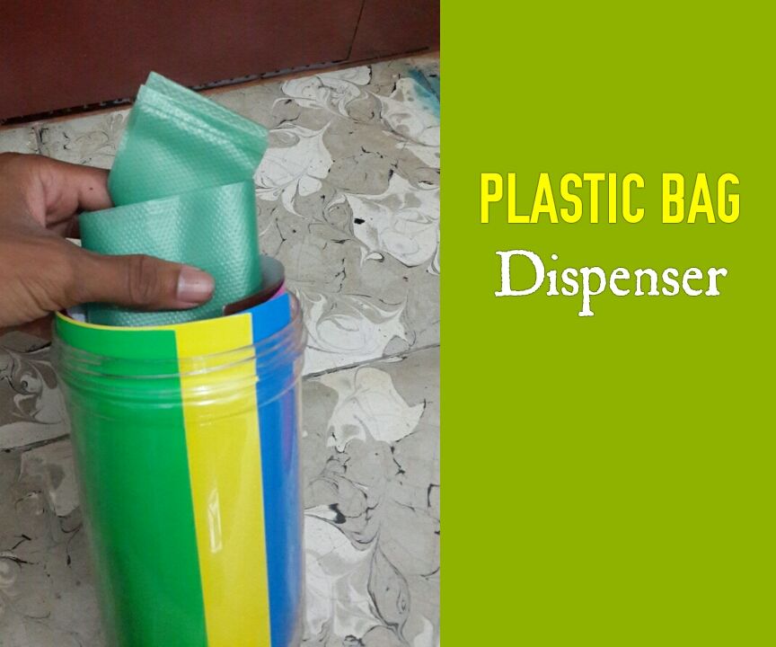 [Reuse] Plastic Bag Dispenser 3 Steps Instructables