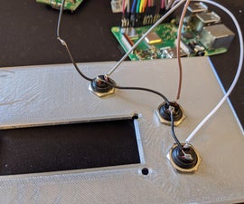 Mount Buttons and LCD Screen