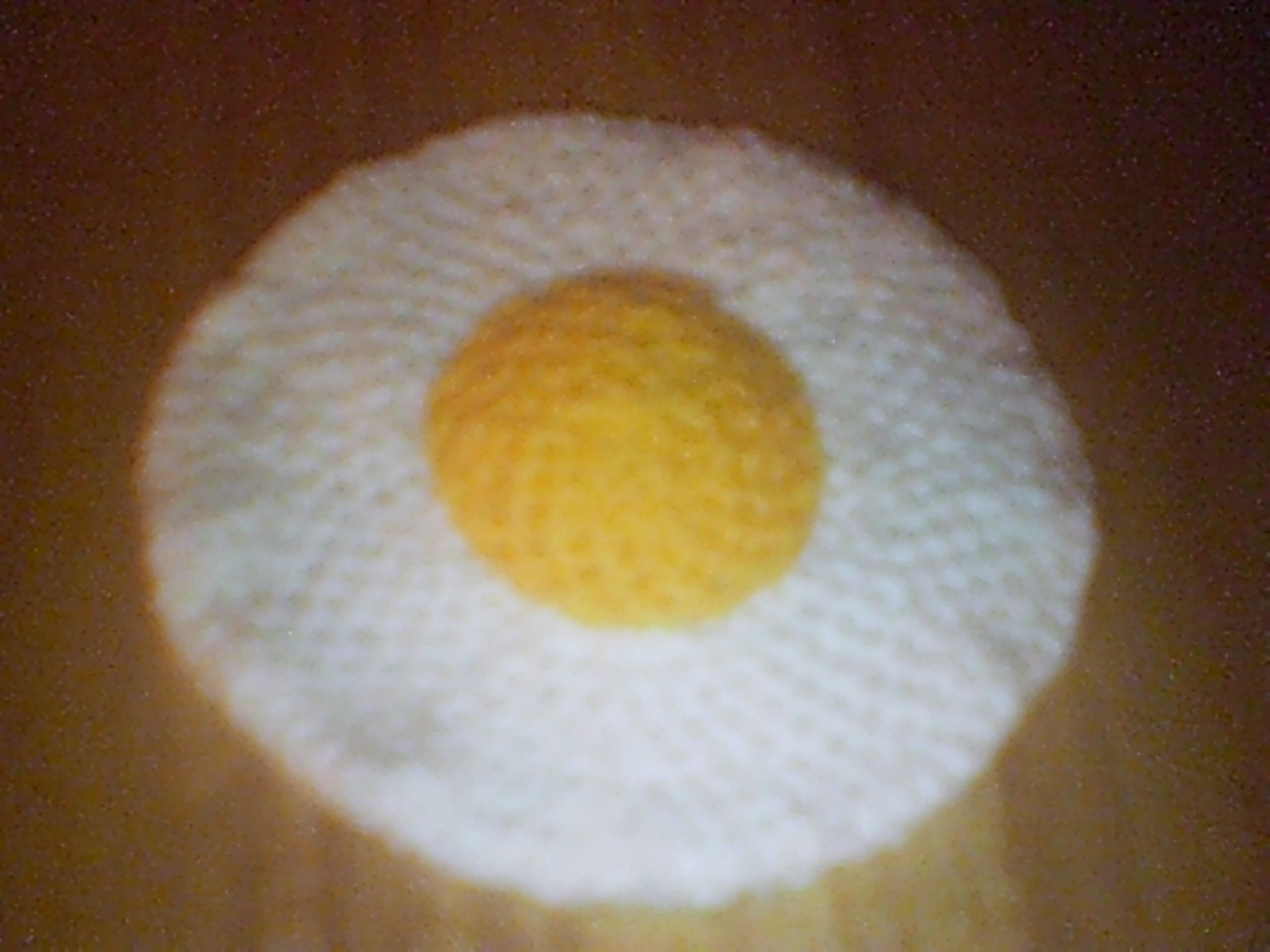 Sunny-Side-Up! Crocheted Egg