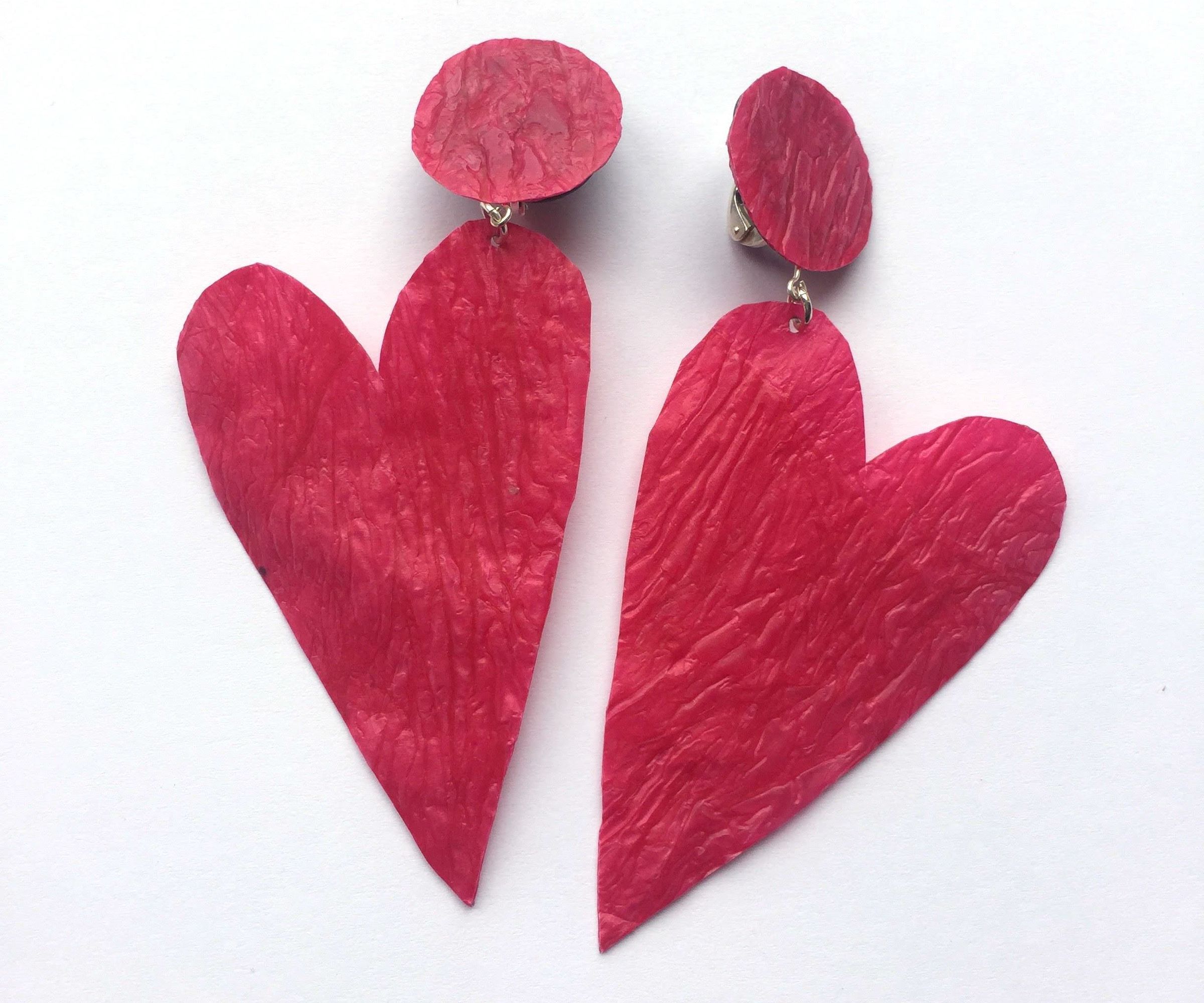 Valentines Day Heart Earrings