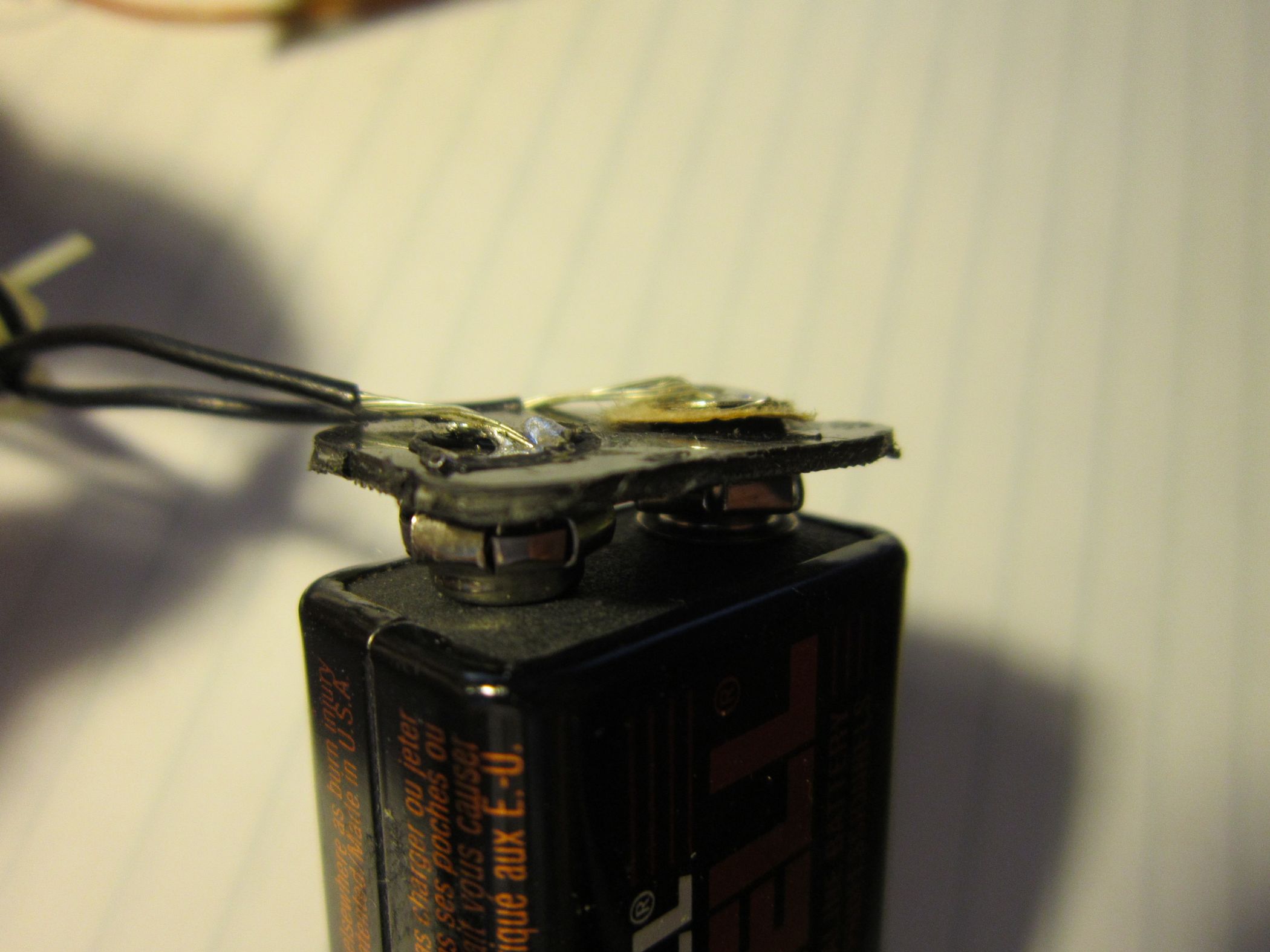 Free 9 Volt Battery Clip Instructables