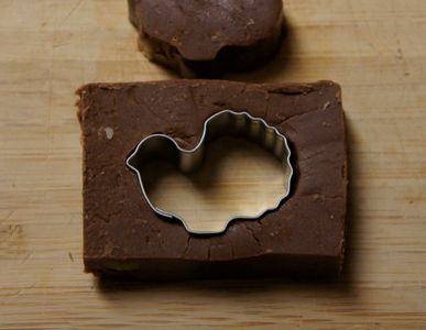 Punch Out the Chocolate Shapes