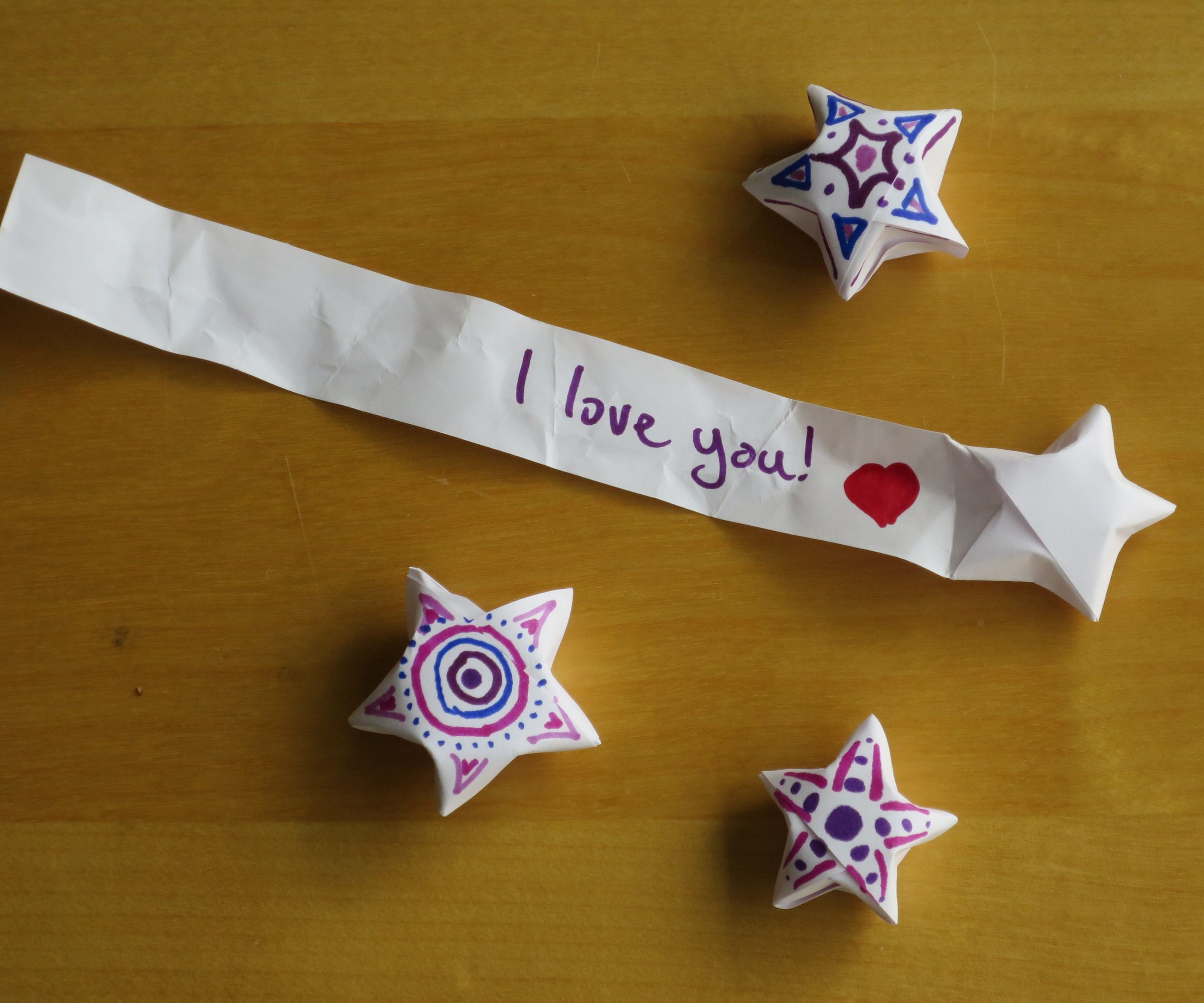 Star Shaped Love Notes 