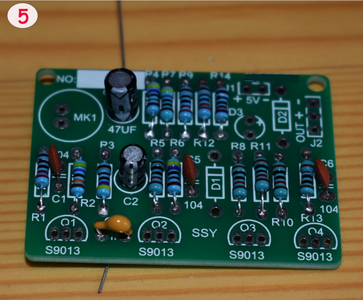 Solder the Capacitors Into the PCB