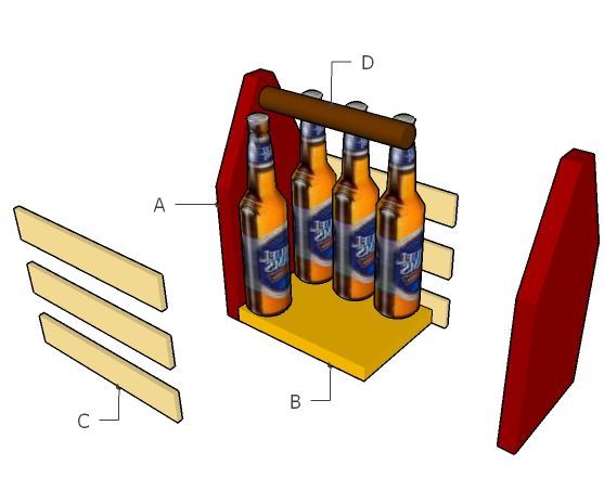 Simple Beer Caddy