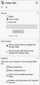 SolidWorks Design Table Tutorial : 5 Steps - Instructables
