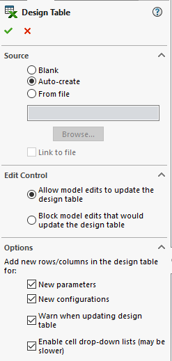SolidWorks Design Table Tutorial : 5 Steps - Instructables