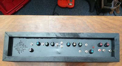 Breadboard with a control panel