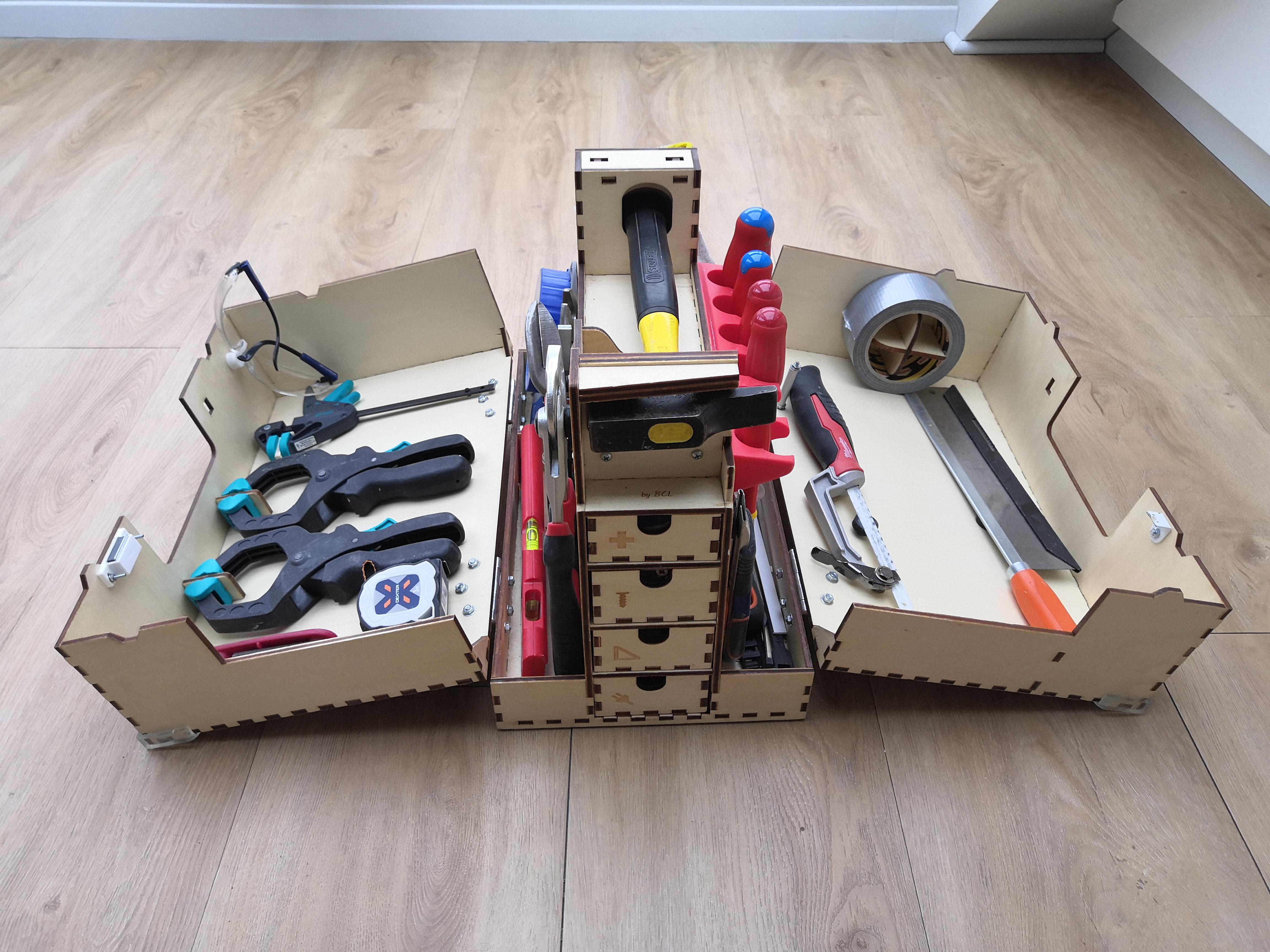 Laser Cut Toolbox 7 Steps (with Pictures) Instructables