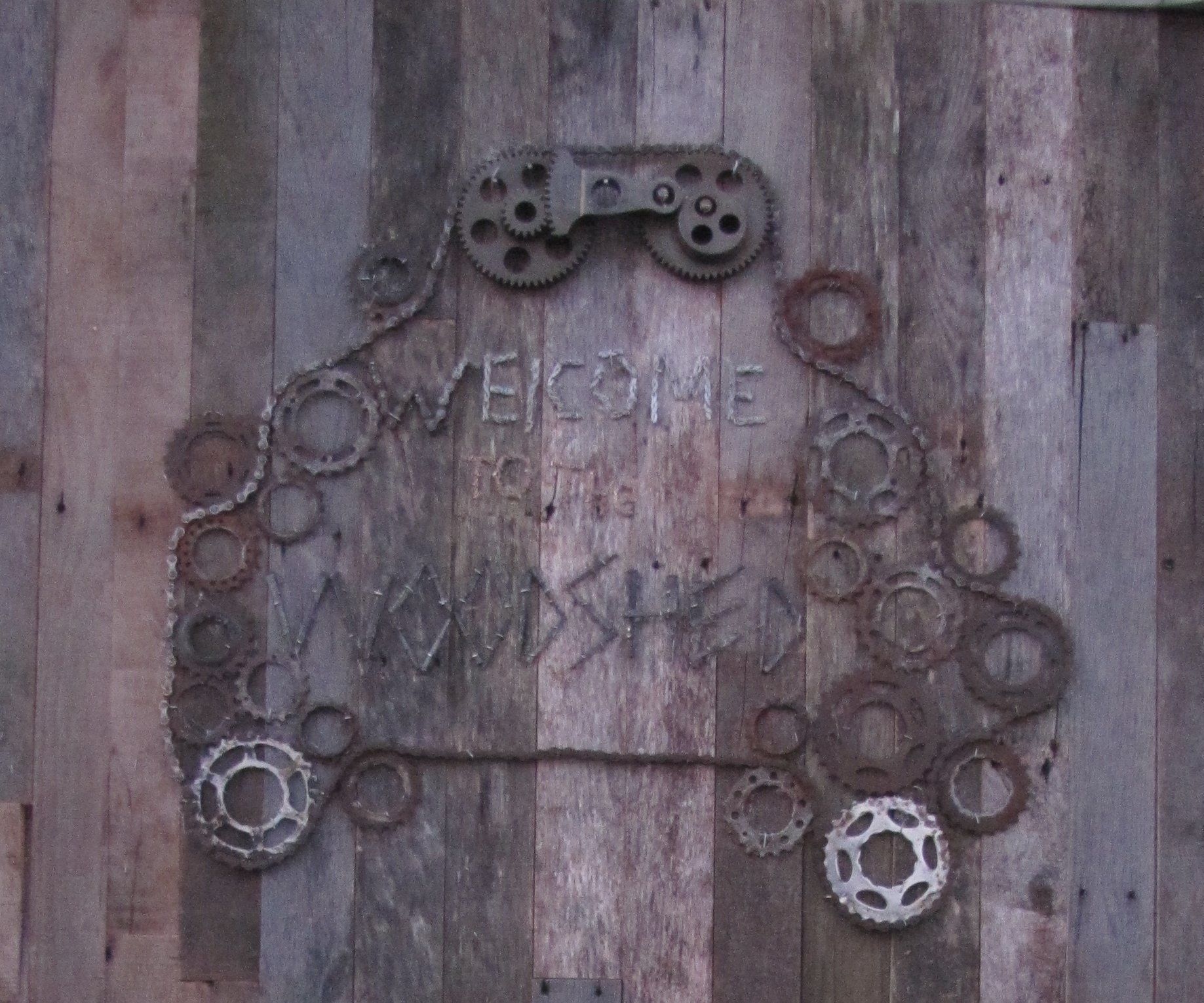 Paneling From Pallets With Steampunk Accent.