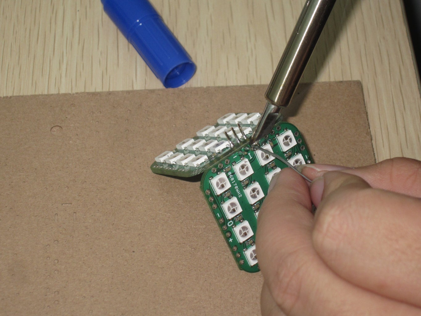 Solding the Header(2.54mm),Connecting the Board2 and Board3