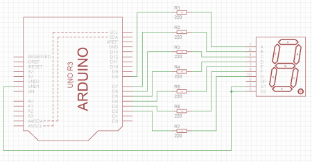 Different Methods of Driving 7 Segment LED Displays With Arduino : 5 ...