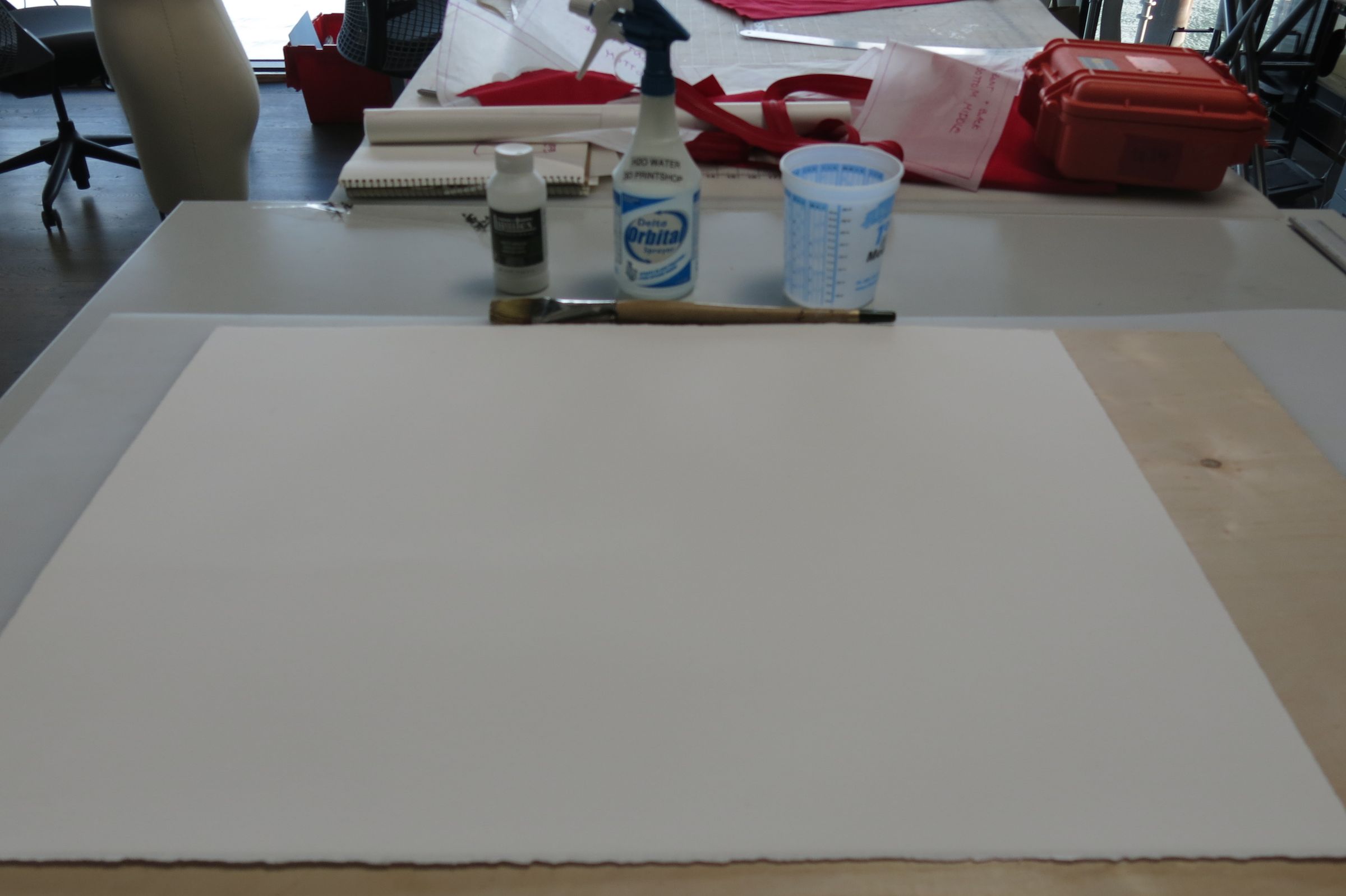 Mounting Watercolor Paper to Board (for Lasercutting or Otherwise) 5