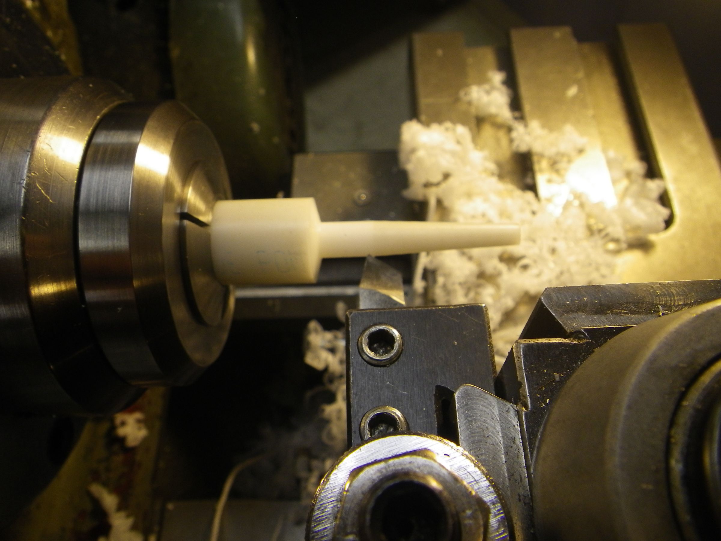 Turning Tapers on the Lathe for Ear Gauges