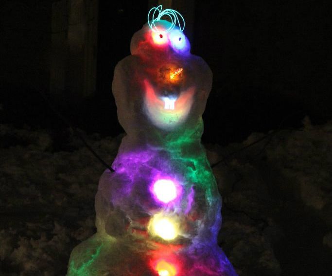 Olaf the LED Snowman