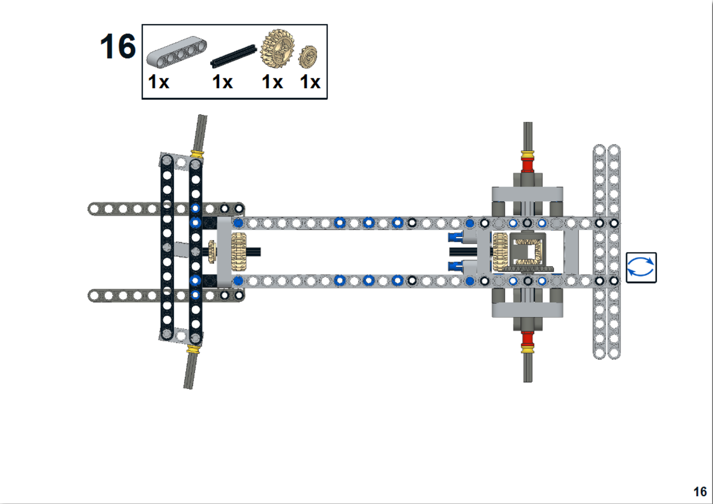 Lego technic steering instructions sale