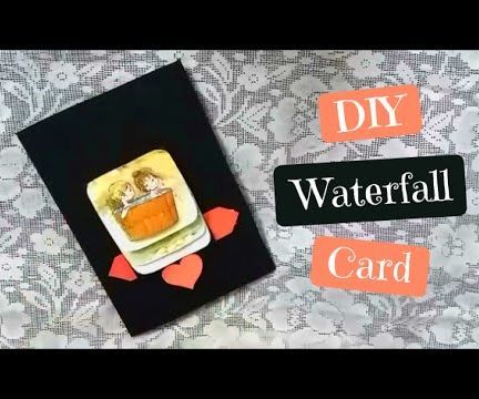 How to Make a Waterfall Card!