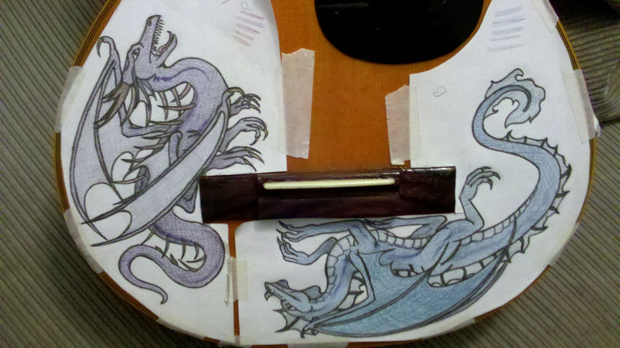 Personalizing a Guitar, Using Waterslides. (or, How to Turn a Free