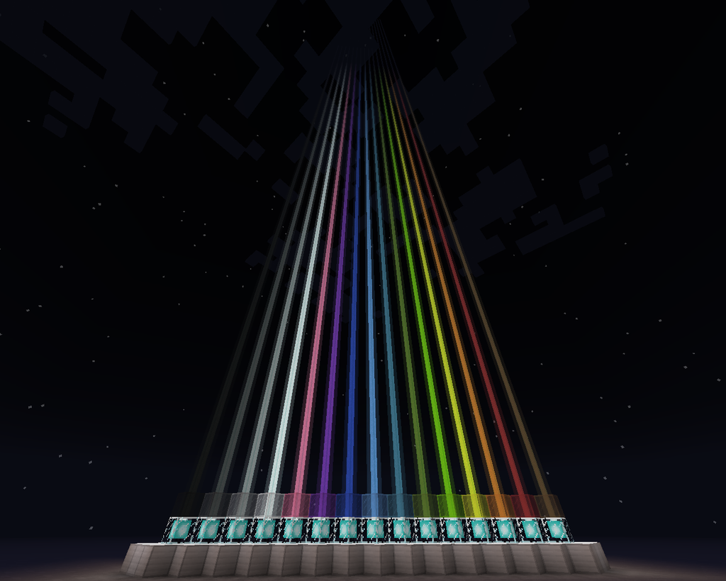 Color Beacons in Minecraft : 6 Steps - Instructables