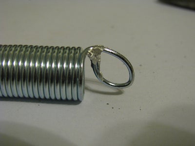 Attaching the Spring to the Stake.