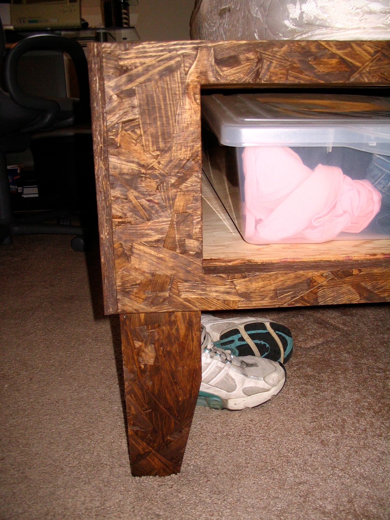 DIY Bed With Storage for Under 100 Instructables