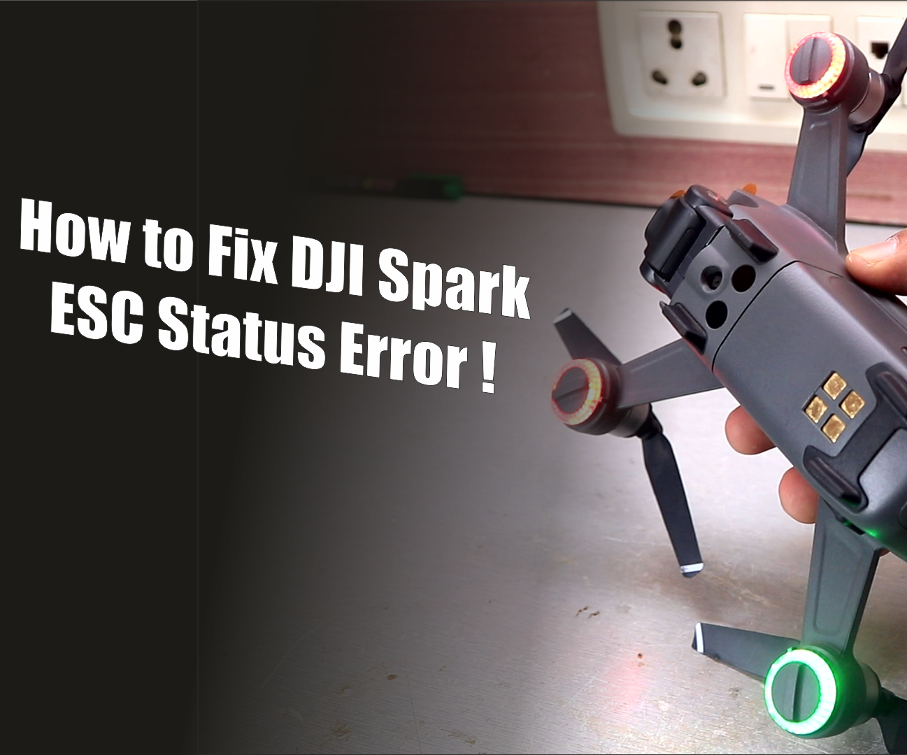 How to Fix DJI Spark ESC Status Error! Replacement 6 Steps (with