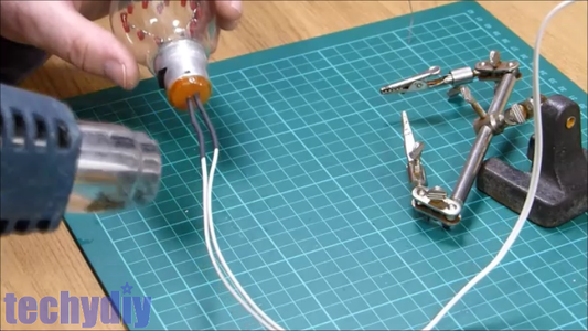 Solder the Power Supply Cable to the Bulb
