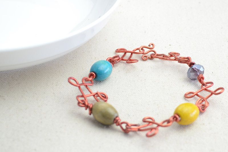 Wire Bracelets to Make at Home - Personalized Charm Jewelry Project